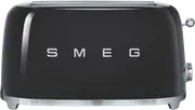 Smeg 50's Style Longslot 4 Slice Toaster Black
