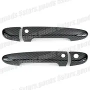 For 17-20 FIAT 124 Spider Carbon Fiber Smart Lock Side Door Handle Covers Trims (for: Fiat)