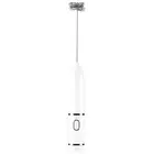 Egg Whisk Milk Frother 3 Speeds Egg Beater with 2 Heads for Kitchen (White) HOT
