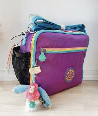 Lunch bag kipling Ermy Insulated Travel Food Bag Rainbow Pop Play Violet