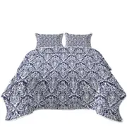 The Oriental Blue Coverlet
