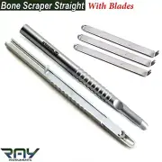 Dental Bone Scraper Hand Held Straight With Blade Implant Harvester Grafting CE