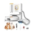 D20S Max+ Robot Vacuum and Mop, Specifically Handling Pet Hair Design, 6000Pa...