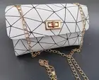 Shoulder Bag Small /whiteGeometric Bag/shoulder Bag