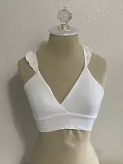 OFFLINE By Aerie Real Me Xtra Medium Support Bra Size Large White