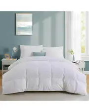 Unikome Year Round 360TC White Goose Feather Fiber and Down Comforter
