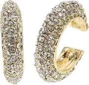 [WESIEVYA] Zinc Alloy Ear Clip Earring Cuffs Non Pierced c Shaped Ear Bone Jewelry Decor for Ladies