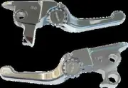 PSR Anthem Shorty Chrome Clutch Brake Lever Set Harley Road Glide 21-23