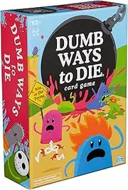Spin Master Games Dumb Ways to Die Card Game Based on The Viral Video, Card Games for Adults | Party Games | Adult Games | Fun Games, for Families & Kids Ages 12 and up