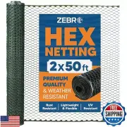 Zebro Plastic Chicken Wire Fence – Lightweight Poultry Netting and Garden Fen
