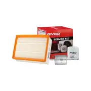 Ryco Oil Air Fuel Filter Service Kit for Ford Transit VM V348 RWD 10/2006-2008