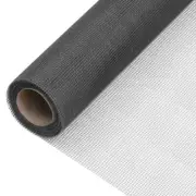 Mesh Screen Fiberglass 60x500cm Black Insect Shade Fly Mosquito Bug Window Net