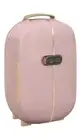 HOMCOM Portable Skincare Fridge With LED display, Night Mode And More. Pink, 12L