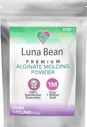 Casting Keepsakes Luna Bean Alginate Molding Powder Refill for Hand Casting Kit