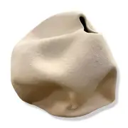 $525 Completedworks Beige Textured Goliath Large Vessel Decorative Vase