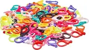 [rockible] 100Pcs Lobster Claw Clasps 35mm Lanyard Snap Hooks Accessories for Keychain
