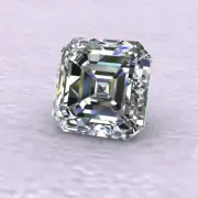 VVS1 Certified Luxury Asscher Cut Elegant 2 Carat D Color CVD Diamond Loose Gem