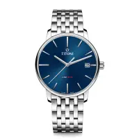在飛比找Yahoo奇摩購物中心優惠-TITONI瑞士梅花錶 LINE1919 百周年系列錶款 T