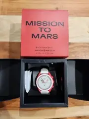 Brand New OMEGA X Swatch - Bioceramic Moon Swatch Watch - Mission to Mars