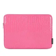 MCC MacBook Air Pro 15" 16" Sleeve Case Bag Apple Croc-Style 15 16-inch 15.3" 15.4" 16.2" [Magenta]