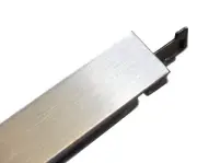 Brushed Chrome Cross Tee Section 600mm 0.6 Meter Suspended Ceiling Grid Spares