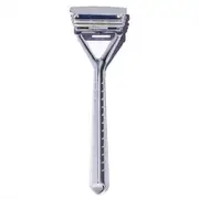 Leaf Shave Reusable Pivoting Razor (10pk Blades) - Chrome