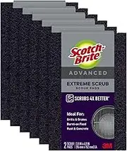 Scotch-Brite Advanced Extreme Scrub, Ideal for Grills and Grates, 12 Scour Pads