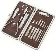 12pcs Nail Clippers Set, Large Nail Scissors, Travel and Beauty Friendly Home Manicure Tools Portable Travel Beauty Kit Nail Cutting Kit, 1