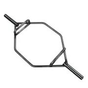 New Olympic 2 in Hex Weight Lifting Trap Bar, 1000 Lbs Capacity Open/Closed Back