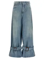 [J.W. Anderson] J. W. Anderson-Strap Jeans Celeste-Donna 27 Light Blue