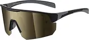 [SummerLight] Polarized Baseball Sunglasses for Men Women, UV400 Sports Glasses for Cycling Running, with Inner Frame