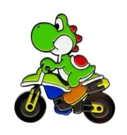 Mario Brothers - Yoshi in Go-Cart Large enamel pin - AU Stock - FREE AU POST