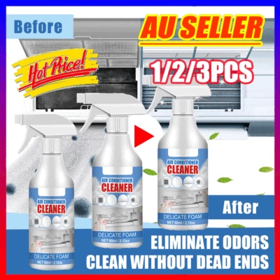 1/2/3PCS 60ml Air Conditioner Foaming Cleaner Household Air Foam Cleaning Spray