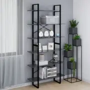 NNEVL High Cabinet Grey 100x30x210 cm Chipboard