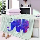 Column Loss Speed Light Sky Cloud 3D Warm Plush Fleece Blanket Picnic Sofa Couch