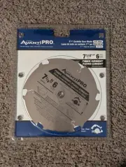Avanti Pro P0706CH 7-1/4 in D X 5/8 in. Fiber Cement Carbide Circular Saw Blade