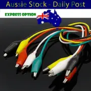 20x Alligator Clips 48cm Electrical DIY Test Leads Cables Double-Ended Crocodile