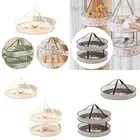 Clothes Hanging Dryer Rack Sweater Drying Rack, Portable Folded Mesh Net Dry