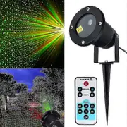 Outdoor Laser Projector Light, Red And Green Laser Light, Garden Lawn Lights