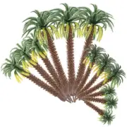 12 Pcs Coconut Tree Model Miniature Landscape Architecture Scenery Models