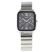 CASIO QUARTZ MTP-M305D-1A2 MTP-M305 MTP Quartz Digital Black Silver