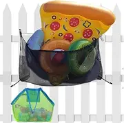 katikies Pool Float Storage Bag, 30 lbs Capacity, Adjustable Organizer for Floats, Toys, Rafts, Noodles