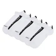 6PK Calvin Klein Women's One Size No Show Socks White Assorted