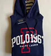 $148 NWT Mens Polo Ralph Lauren P 1967 Logo Fleece Pullover Hoodie Sweatshirt