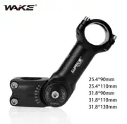 60° 31.8*90/110/130mm Adjustable Stem Riser Mountain Bike Bicycle Handlebar