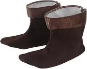 Kisangel Warm Thermal Cotton Cover for Rain Boots Plush Inserts for Women Men Boots Socks Size 43-45