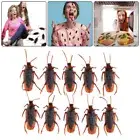10-100PCS Halloween Creepy Decoration Fake Cockroach Prank Toy Plastic Bug Roach