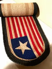 American Flag jute Table Runner - 48 inch