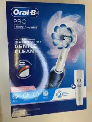 Oral-B Pro 1500 Sensitive Care Electric Toothbrush BY BRAUN w/Travel Case - New