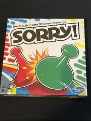 Sorry Board Game NEW Sealed Pieces in box Hasbro Ages 6+ 2-4 Players